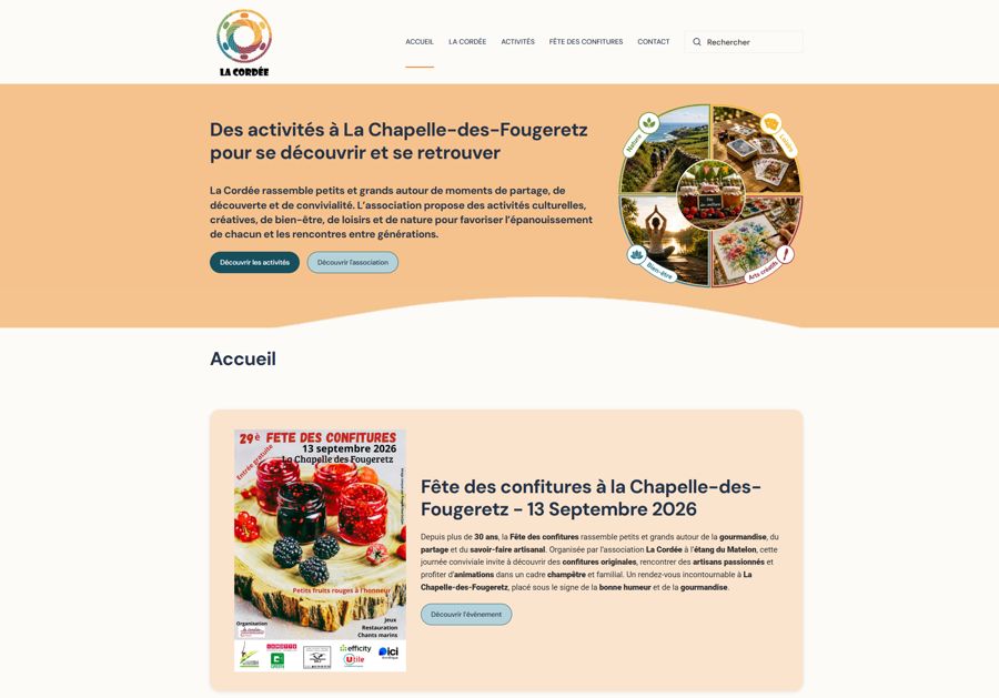 image du site La Cordee